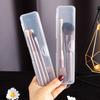 Makeup Brush Storage Box Transparent Portable Dust-proof Eyebrow Pencil Toothbrush Organizer Box
