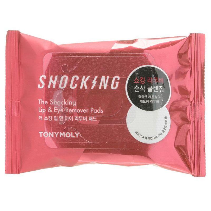 Tonymoly The Shocking Lip & Eye Remover Pads