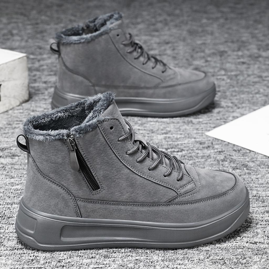 TUINANLE High Quality Winter Snow Booties Women Warm Shoes with Cotton Lining Ankle Boots Men Shoes