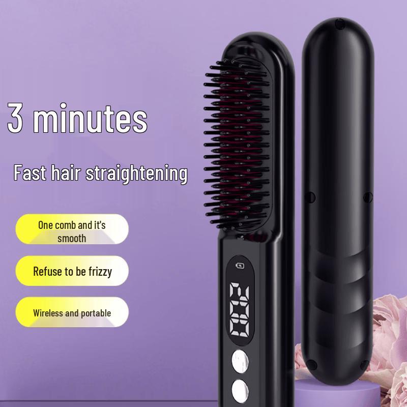 LISM Wireless Portable Hair Straightening Brush