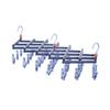 Multi-Functional Retractable Windproof Clothes Drying Rack with Seamless 3D Design and Storage Clips