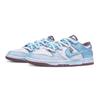 Nike Dunk Abrasion Resistant Low top Skateboard Shoes Unisex White Blue DV0833-112(Team376-)