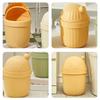Cute Vanity Waste Bin Mini Cactus Garbage Can Tiny Plastic Storage Bin Waste Container Green