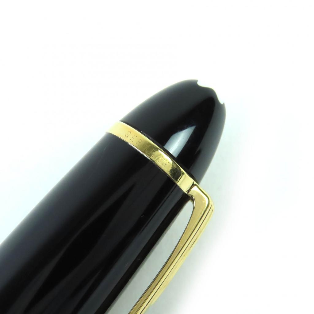 Very Good MONTBLANC Ballpoint Pen Meisterstückle Grand Twist Type Black Gold Used