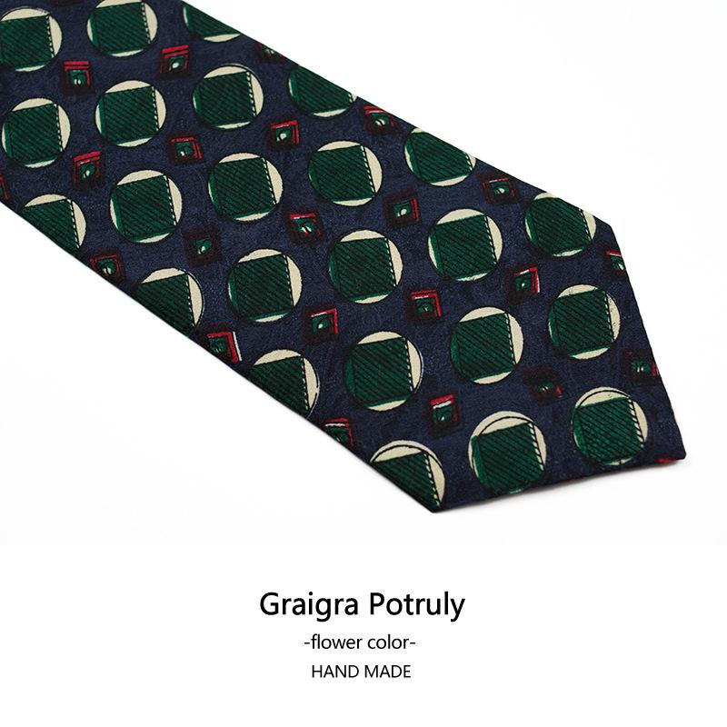 7 Days Replacement, Thin Ultra-Thin Mulberry Silk, Pure Handmade 9Cm Ultra-Wide Italian Elegant Silk Tie, Men'S