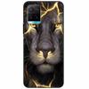 Für vivo Y33s Hülle Y 33s Silikon Weich Bemalt Katze Schwarze Hüllen für Vivo V2109 Y33S Rückseite TPU Hülle für VIVOY33s Cartoon