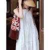 2024 Children's White Fairy French Spaghetti Strap Long Dress for Seaside Vacation