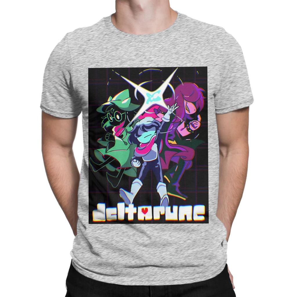 Deltarune Lustiges Grafik 100% Baumwolle T-Shirt Deltarune Oberteile T-Shirts Für Unisex