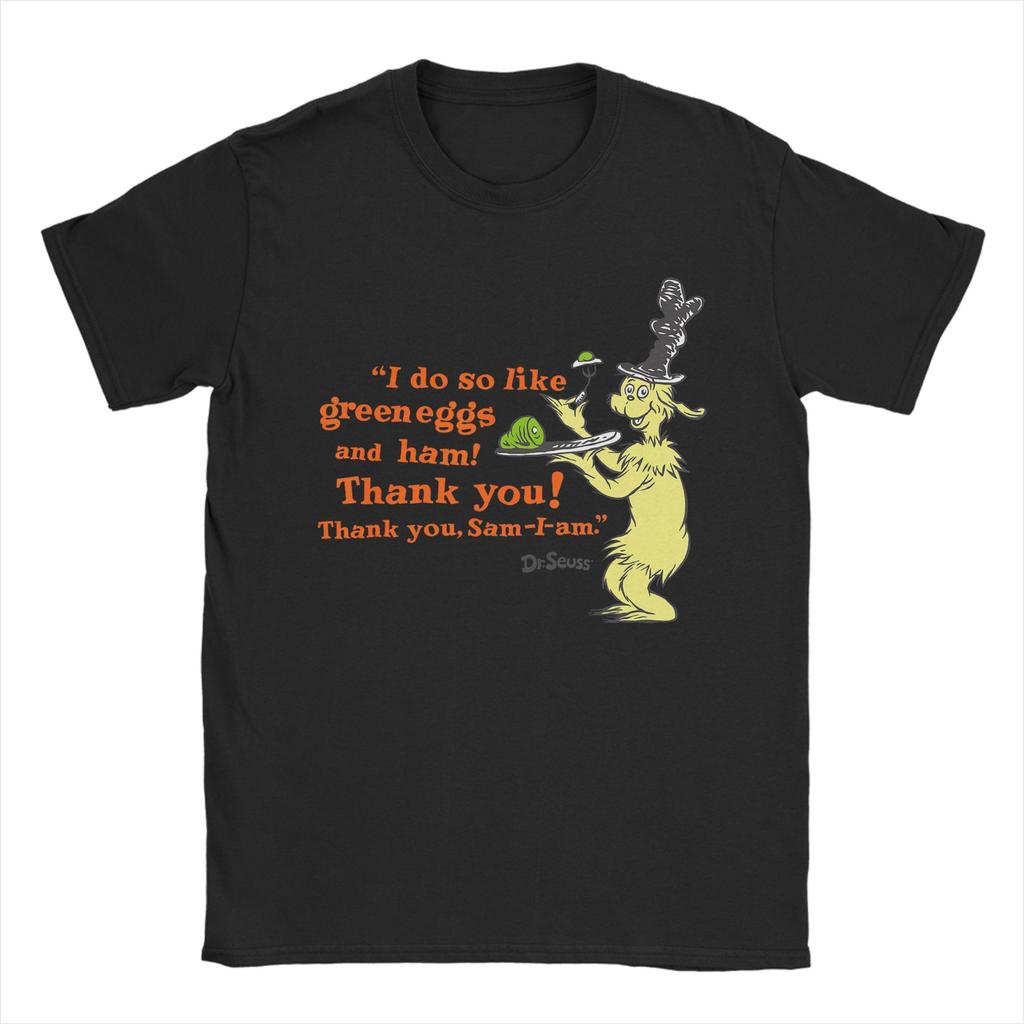 The Hat Ha Unisex T Shirts DrSeuss Amazing Tees Short Sleeve O Neck TShirts Cotton New Arrival Tops
