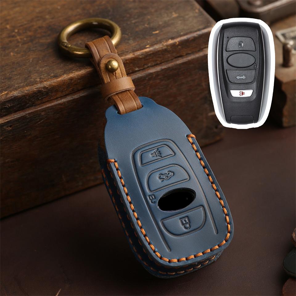

Чехол для ключей от машины для Subaru BRZ Forester Legacy Outback WRX WRX STI Impreza XV Crosstrek Smart Keyless Remote Cover, сумка для ключей
