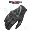 Suomy Motorcycle Leather Gloves Retro Motorcyclist Gloves Men Women Vintage Motocross Gloves Black Motorcycle Accessories
