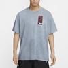 Nike High Basketball Series Nk Tee M90 Oc Dna Logo Gradient Crew Neck Short Sleeve T-Shirt Men Tops Gray FZ8094-065