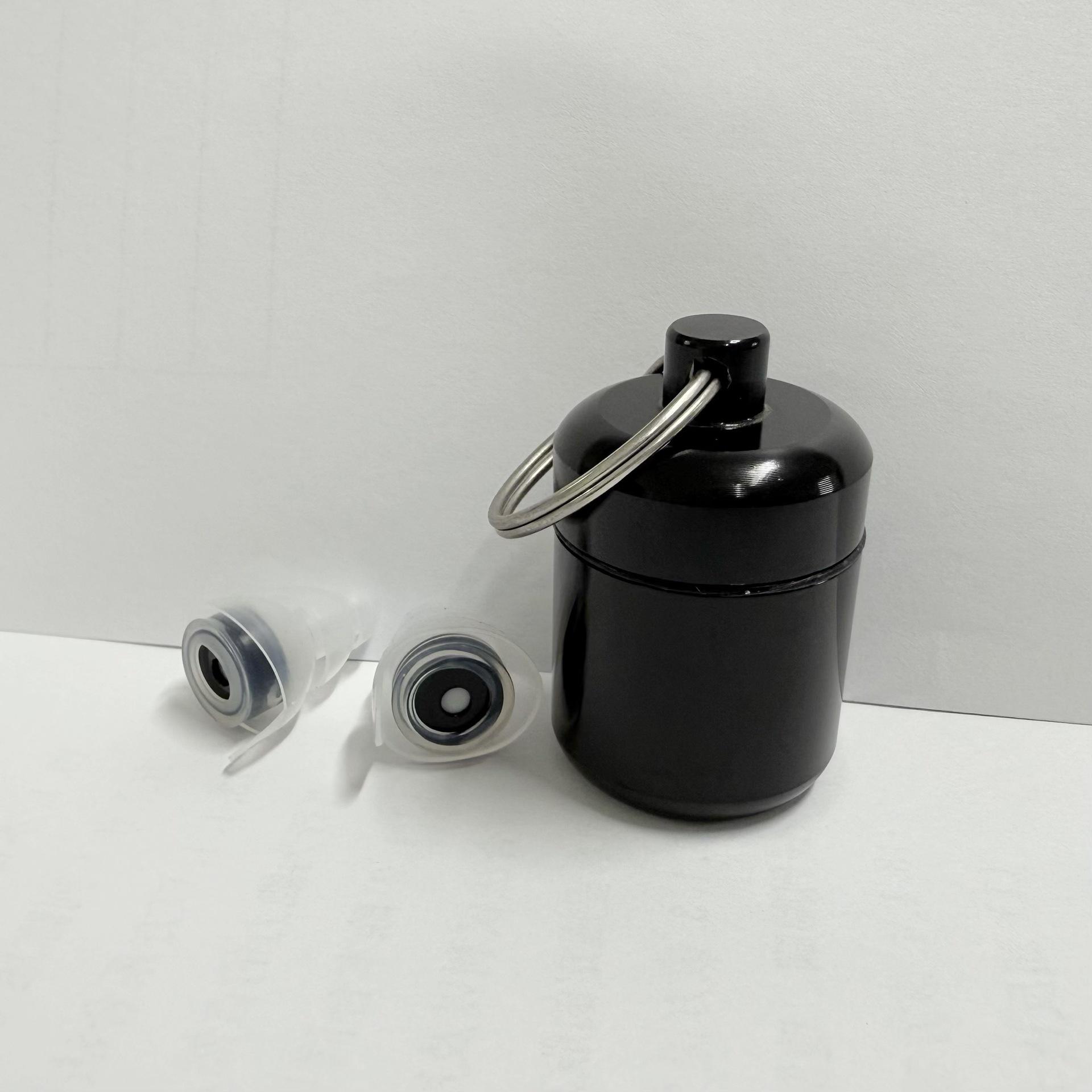 Soundproof Liquid Silicone Earplugs with Storage Compartment