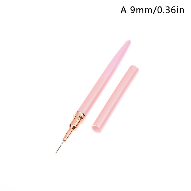 1/5 buc Pensule Profesionale pentru Nail Art, Linii, Detalii, Desen, Pictură, Instrumente Tip Stilou pentru Manichiură