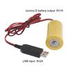 USB 5V2A to LR20 D Fake Battery Power Cable Cord Replace 4pcs 1.5V D Batteries