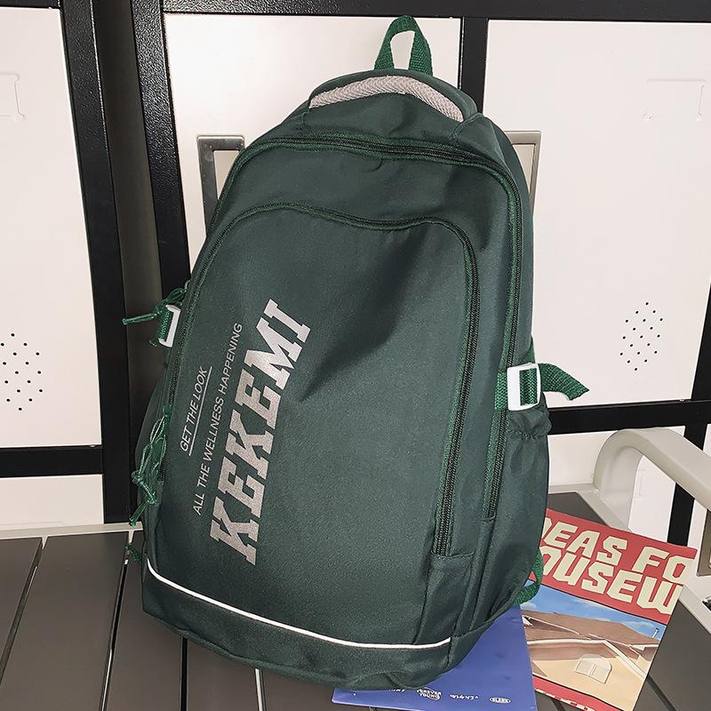 School Bag Men's College Students Alphabet Middle School Students High Quality Fashion Junior High School Students Elementary School Students