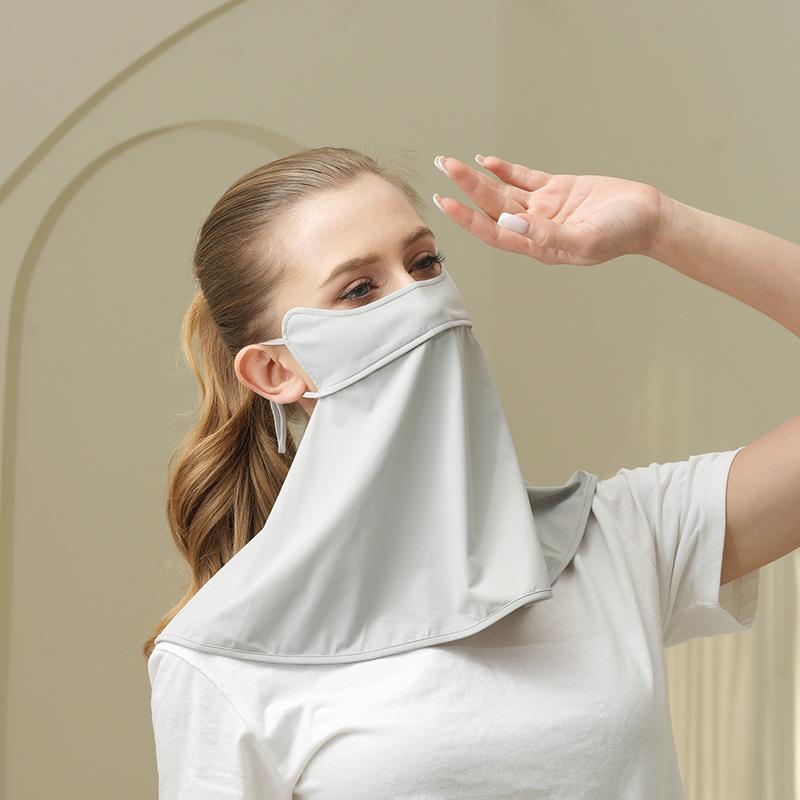 

Маска для велоспорта из ледяного шелка с защитой от УФ-лучей