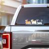 3 Piece Cartoon Sticker Cute Pet Dog Husky Corgi Car Stickers Waterproof Vinyl Decals Auto Body Window Bumper Decor Motorcycle Helmet Stickers TM205