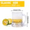 Mini Przezroczysty kufel do piwa - Kubeczki do piwa 2oz, Kieliszki do shotów do picia Piwny Festiwal Urodziny Akcesoria Imprezowe, Dekoracje Ślubne Kieliszek do wina