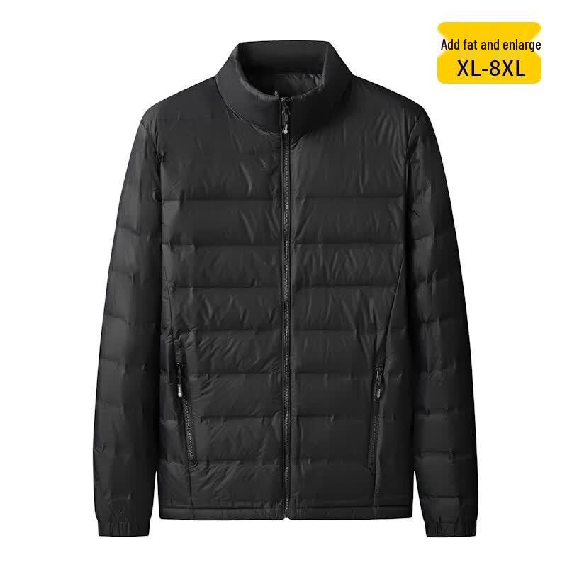 Dibenze Men's Plus Size Lightweight Duck Down Jacket