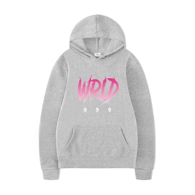 Men's Fashion Hooded Sweatshirt, American Singer, Juice WRLD Pattern, Printed Casual Sweatshirt, Comfortable Top