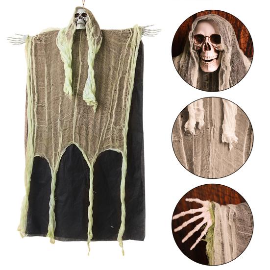 Halloween Wiszący Ponury Żniwiarz Halloween Ponury Żniwiarz Straszny Wiszący Szkielet Dekoracja Halloween Nawiedzony Dom