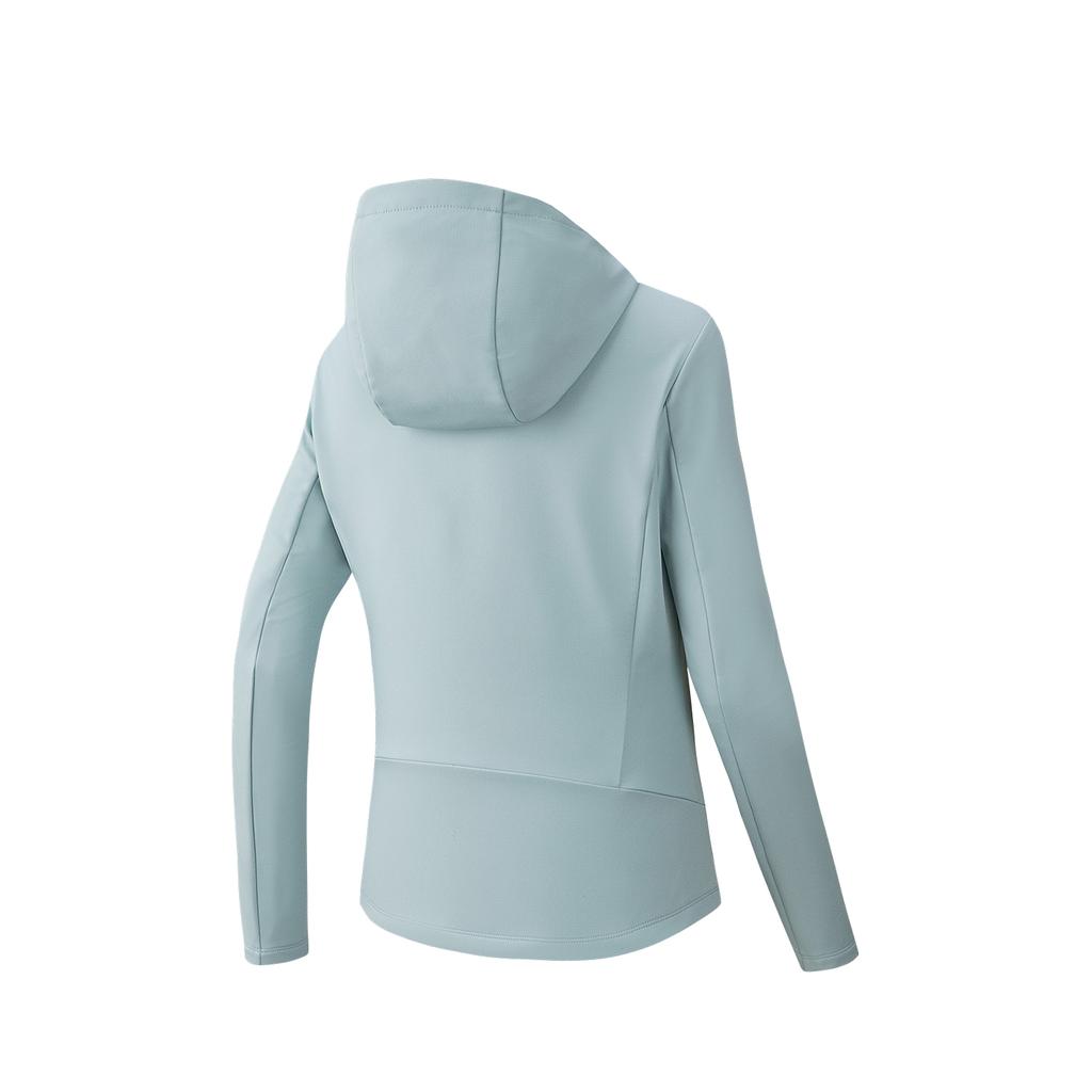 Anta Simple Versatile Sports Casual Hooded Jacket Women jackets Frosted-Pine-Green 962647601-3