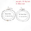 2Pcs/Set Puka Shell Pendants Necklace for Women Black White Beads Choker Collier Femme Vintage Bohemian Summer Kpop Y2K Jewelry