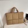Damen Mode Handtasche Große Kapazität Leichte Laptoptasche Texturiert Lässiges und Einfaches Design Tasche für Reisen Arbeit Pendeln