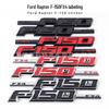 Fits Ford F-150 Raptor FX4: Fender, Side, Door & Rear Emblem Stickers.