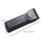 Unisex Portable Leather Phone Pouch 1Pcs Belt Wearable Glasses Storage Box for Business Trip Outdoor Activities
