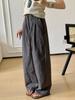 HIMATI Cargo Long Wide Leg Cargo Pants with Loose Hip Hop Stylish Bottoms Dgray XL Women's Pants, Pants, Pockets, Fit, Dance, - -