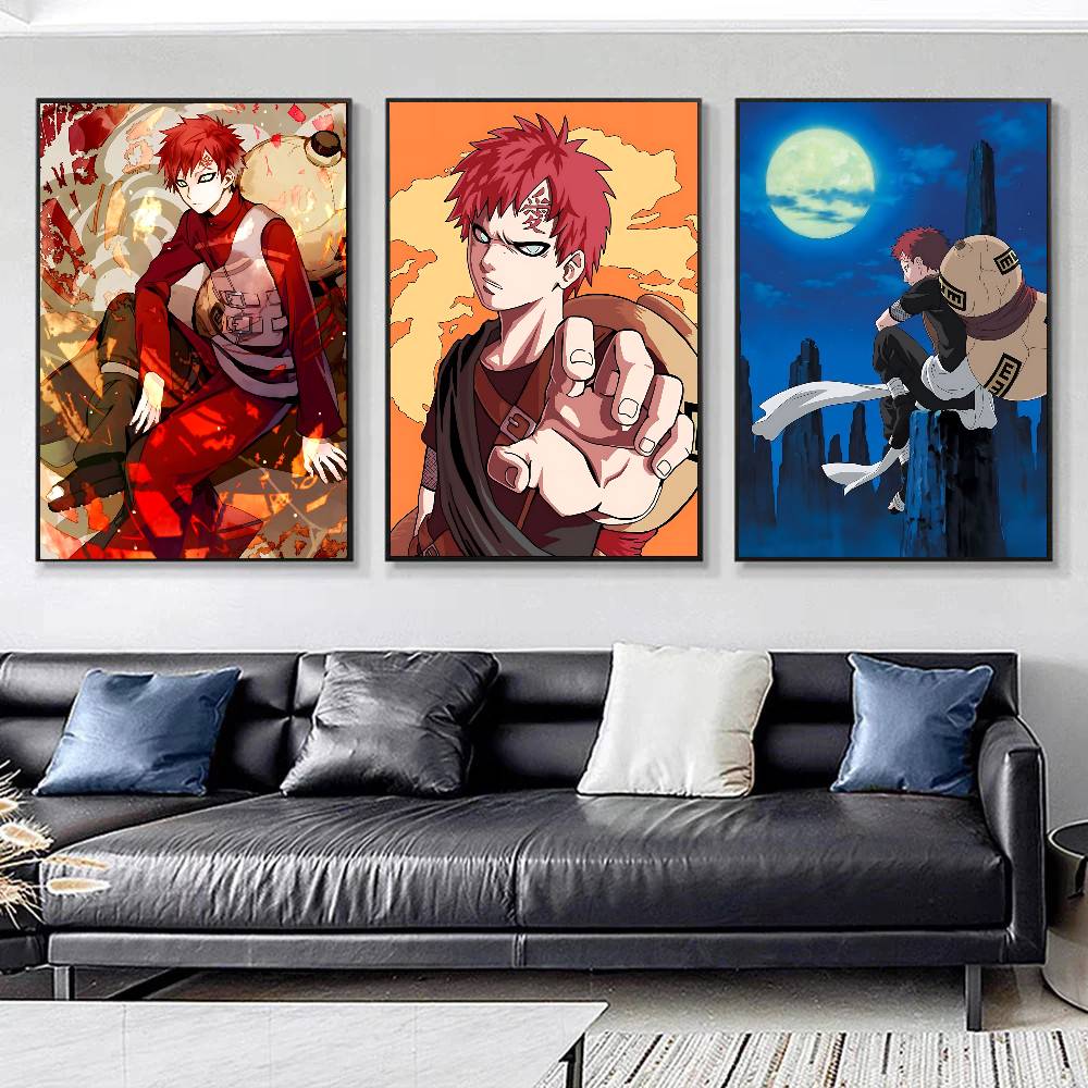 Cool Anime Character G-Gaara Posters HD Print Vintage Wall Art Decor for Home Study Room