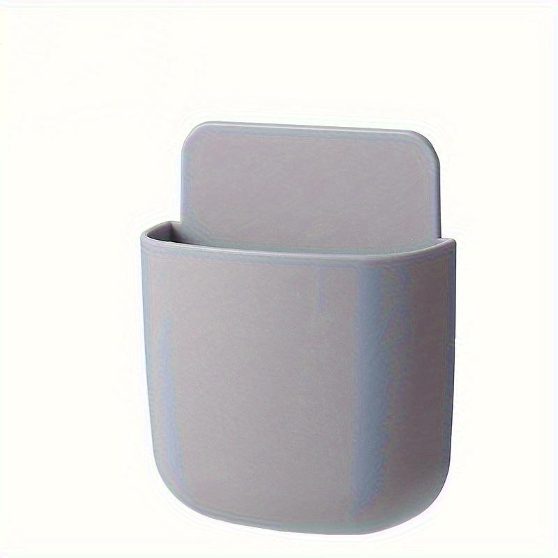 Remote control storage box, air conditioning, wall mounted bedside phone charging storage rack, storage rack without punching