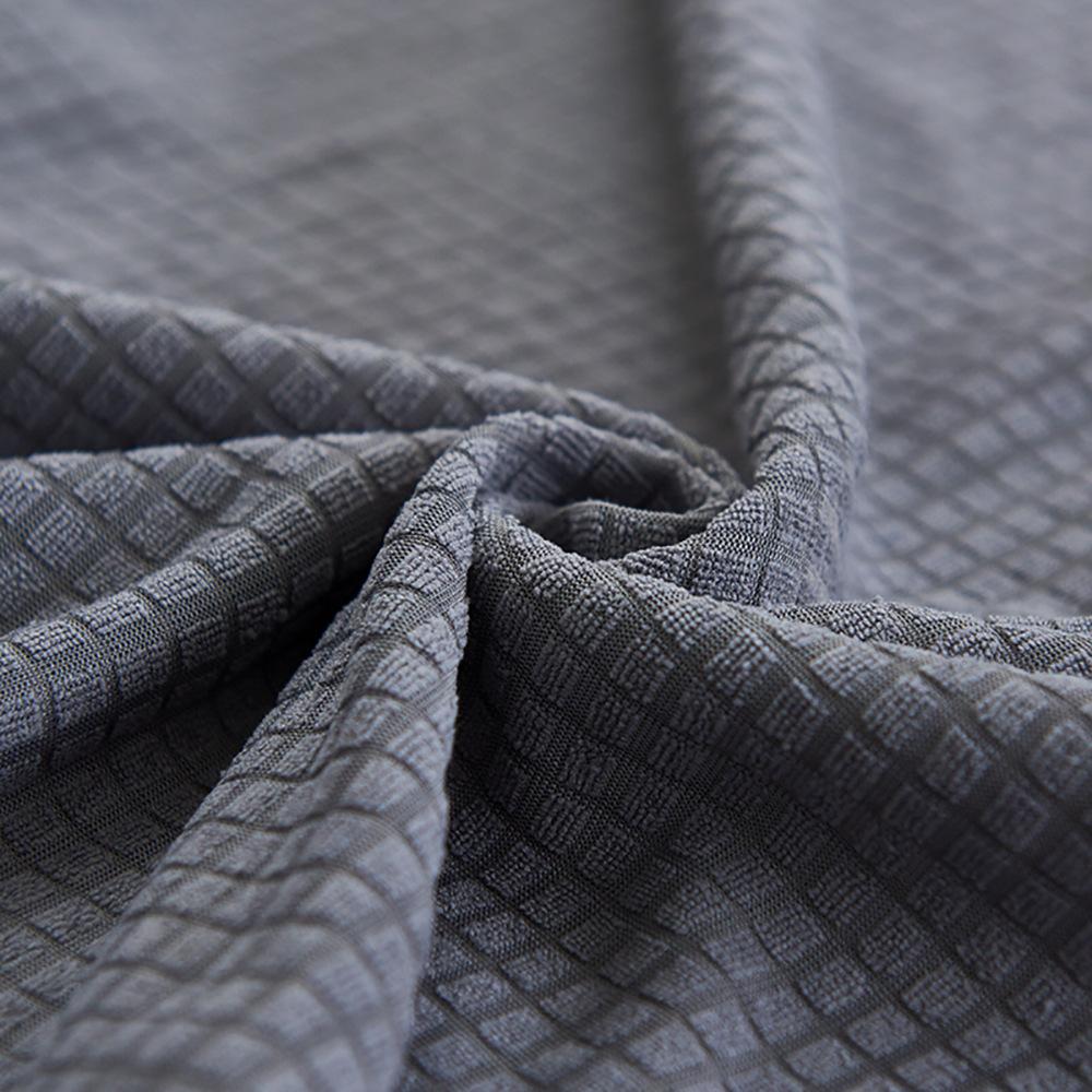 Universal Jacquard Chair Cover Stretch Solid Color Chair Covers Dining Room Wedding Hotel Banquet Home Decor Washable Seat Case