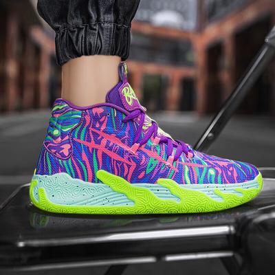 Outdoor Casual Basketball Shoes 2025 Summer New Youth Sneakers Non-slip Primary School Boys Marathon Sneakers