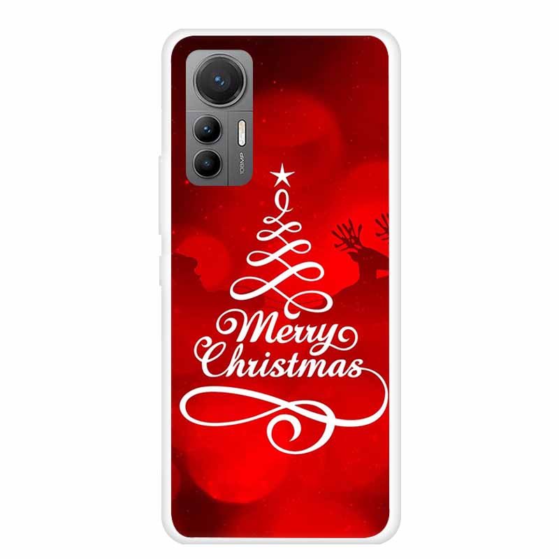 For Xiaomi Redmi K50 Ultra Case Christmas Soft Silicone Back Cover Phone Case for Redmi K50 Extreme Edition Clear Cartoon Funda
