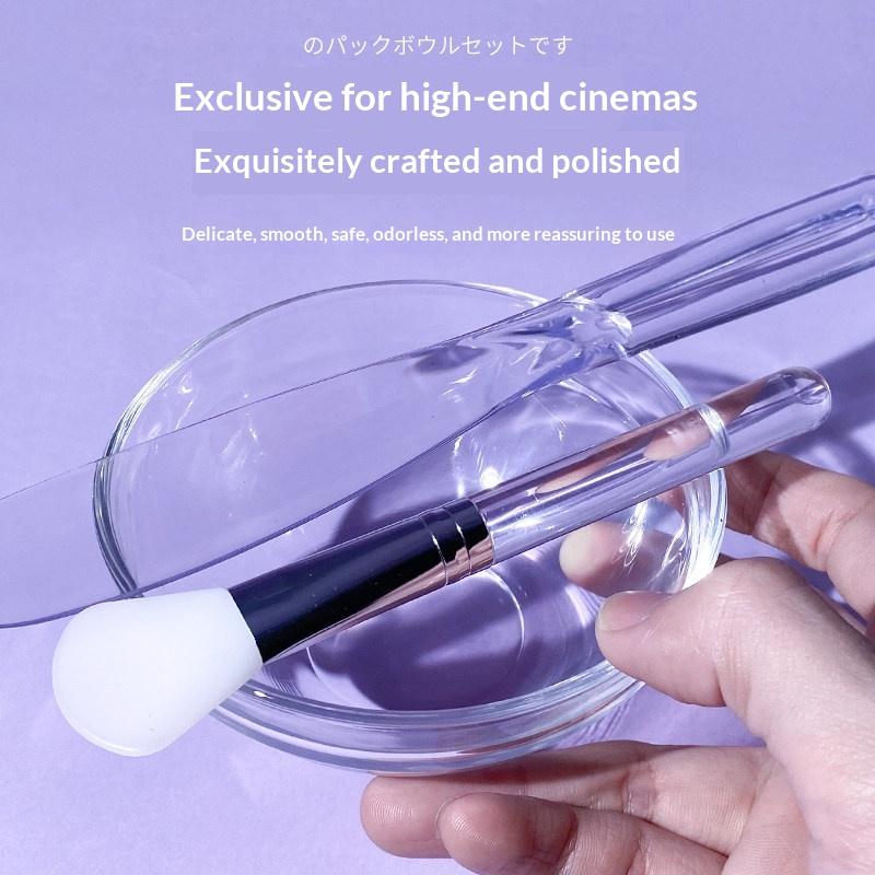 All-In-One 5 In 1 DIY Facial Mask Mixing Set with Bowl Brush and Cup for Creative Skincare