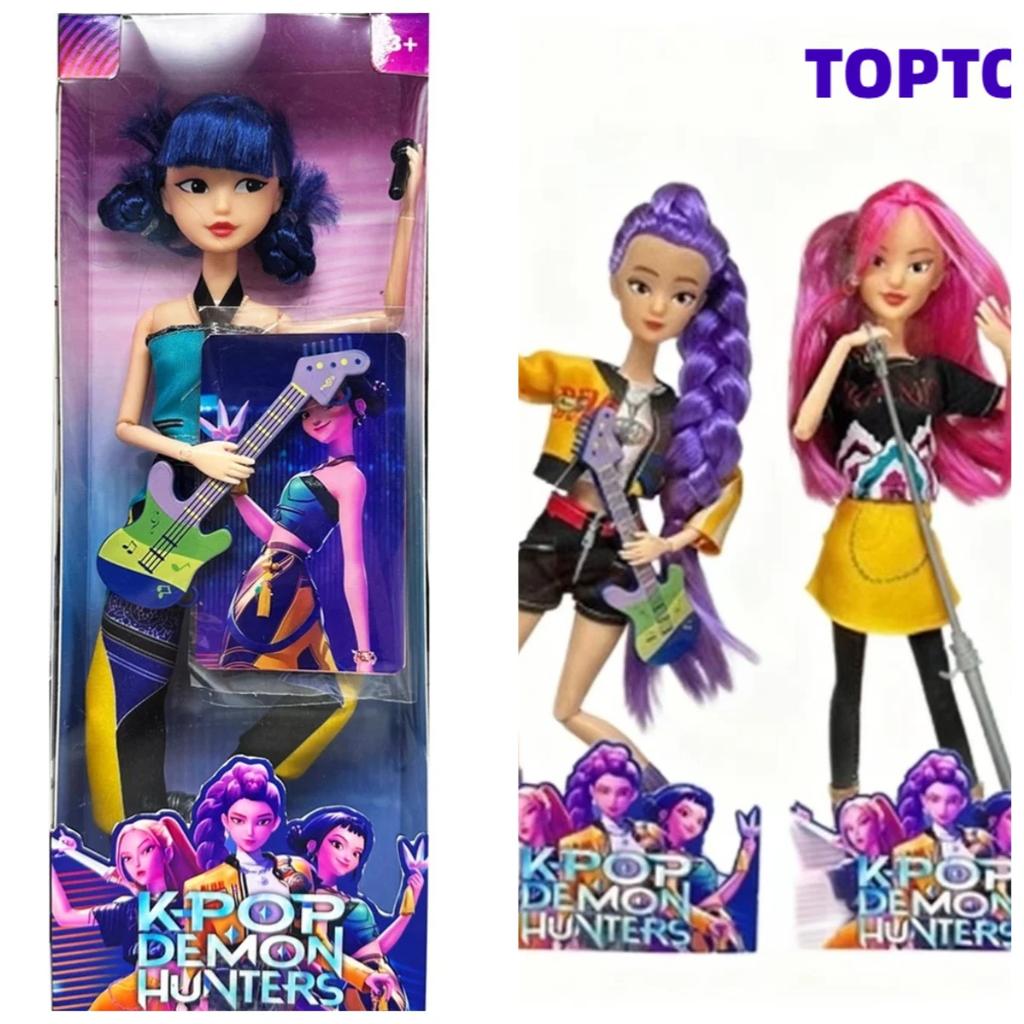 30cm NEU Anime KPop Dämonenjäger Puppe Vinyl Spielzeug Rumi Mira zoi Charakter Vinylmaske Figur Geburtstag Geschenk Fanclub Geschenke