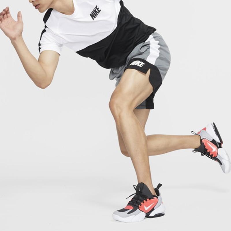 Nike Dri-Fit Contrasting Sports Shorts Men Bottoms Grey CU3468-084