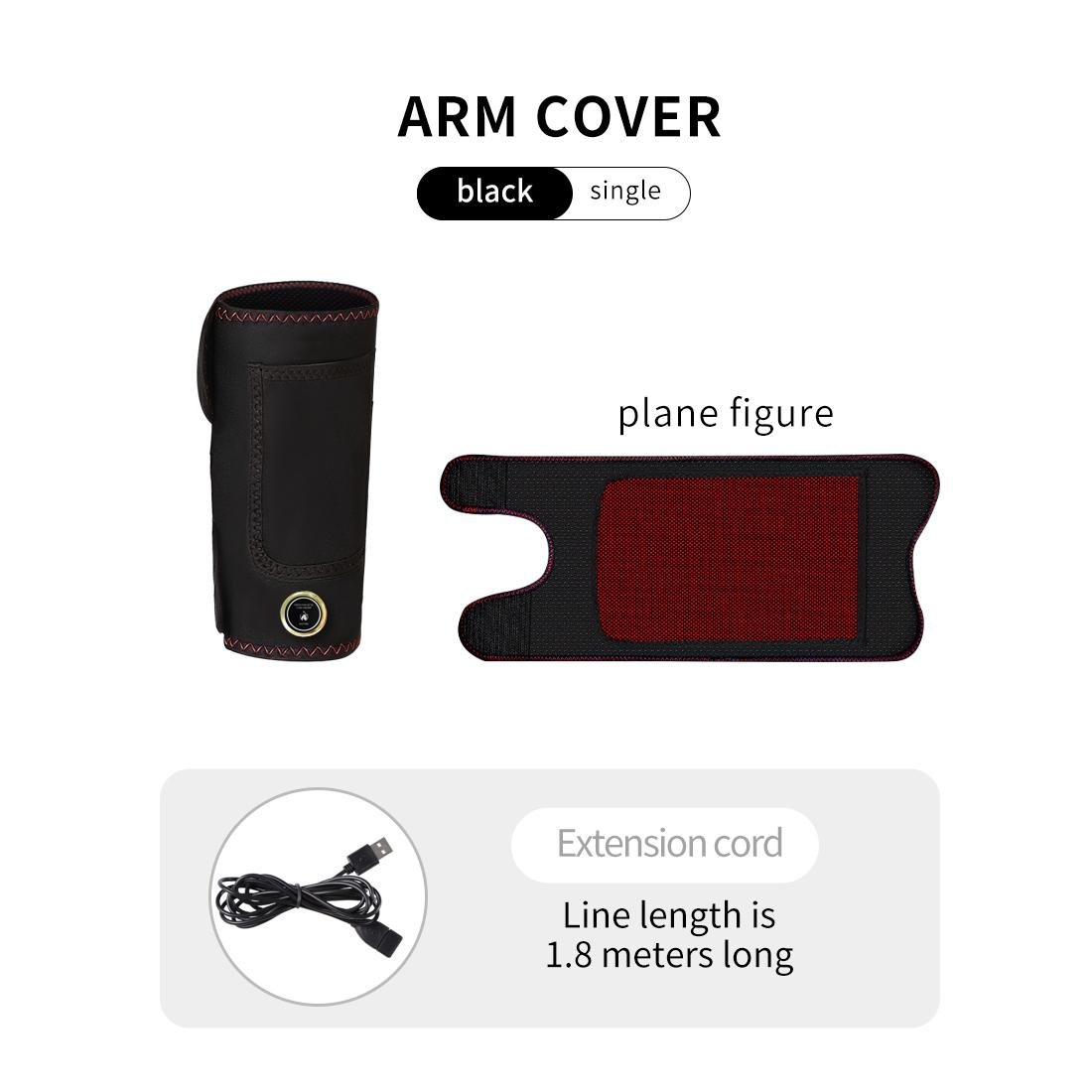 

Full-Wrap Electric Arm Warmer/3 Heat Massage Modes Forearm Massager/Timer Function/Promote Post Workout Recovery/Outdoor Use UK-Plug