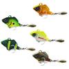 5pcs Vibration Bait Fishing Lures Kit Rotating Glitter Fishing Lures Hooks  Fishing Tool