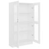 Bookcase/Window Cabinet - SWEETY - White 82.5x30.5x150 Cm Engineered Wood B362