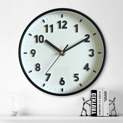 Relógio de parede fashion de 8 polegadas, cor de doce, simples, fashion, sem tique-taque, relógio de parede para quarto infantil, sala de estar, decoração de casa