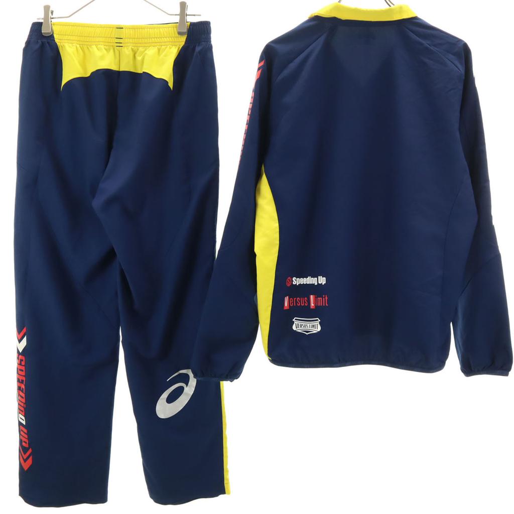 asics Windbreaker Setup L Navy Men's Used