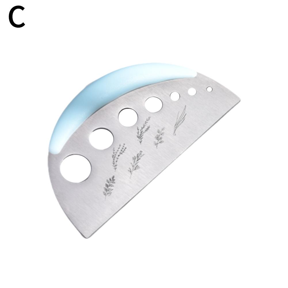 7 Holes Steel Kitchen Herb Leaf Stripping Tool Metal Herb Pealer For Kale Collard Greens Thyme Basil Rosemary Stripper