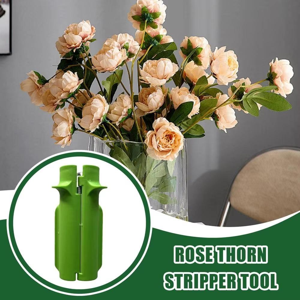 Save Effort Rose Stripper Stem Cleaner Plant Stripping Tool Leaves Removal Florist Tools