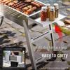 Portable Foldable Stainless Steel Charcoal BBQ Grill