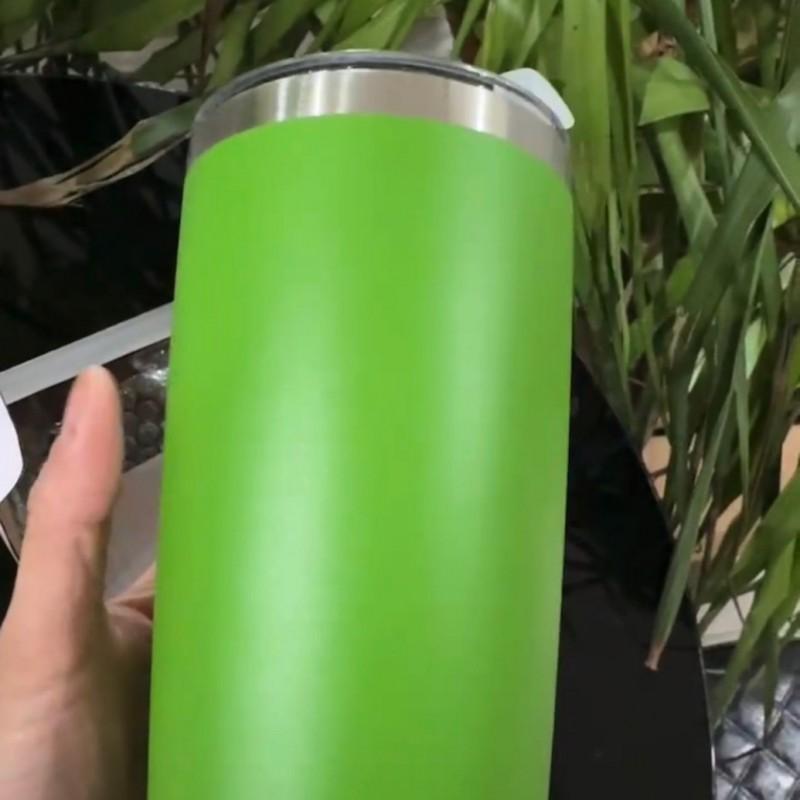 20oz Stainless Steel Vacuum Insulated Travel Mug With Push Lid Double Wall Car Cup Hot Cold Drinks