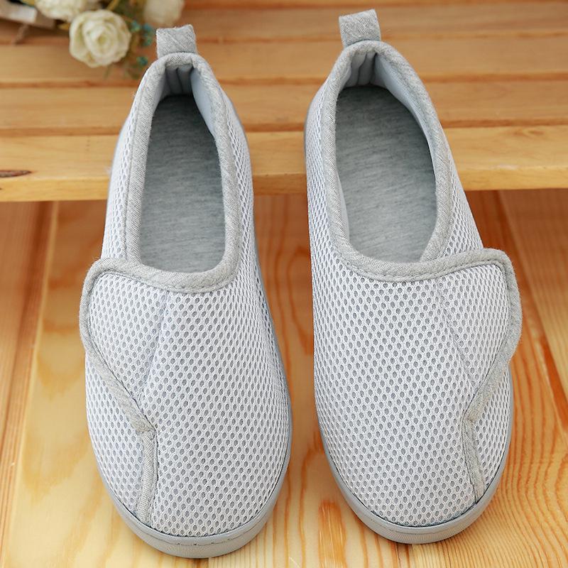 Waterproof Non-Slip Maternity Home Shoes - Breathable, Thick-Soled, Buckled Design for Spring, Summer, and Autumn.